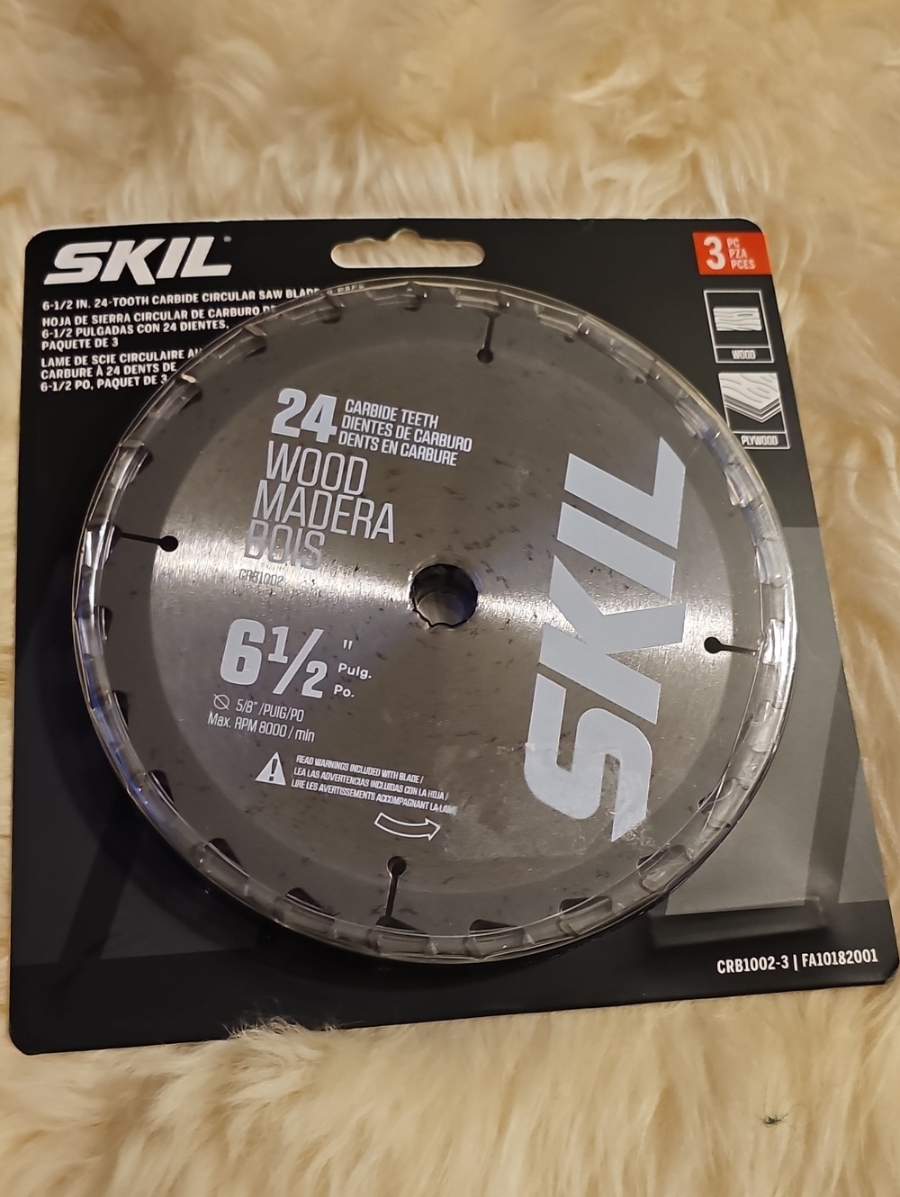 SKIL 6-1/2" Wood Cutting Circular Saw Blade - Silver